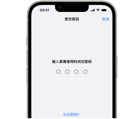 罗甸iPhone屏幕维修分享iPhone屏幕使用时间密码忘记了怎么办 