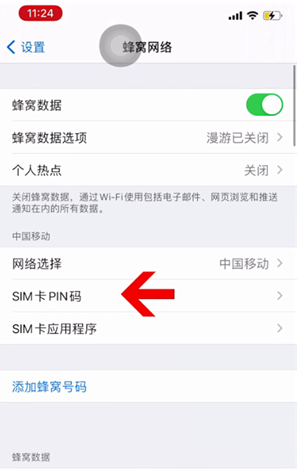 罗甸苹果14维修网分享如何给iPhone14的SIM卡设置密码 