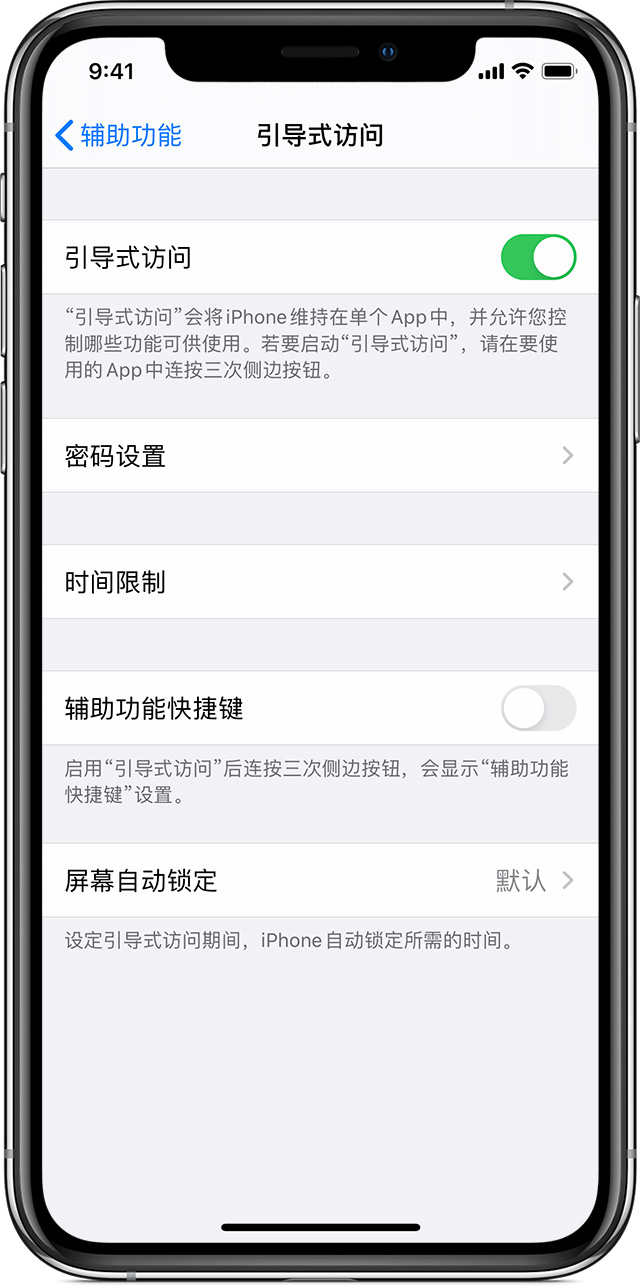 罗甸苹果手机维修分享如何在 iPhone 上退出引导式访问 